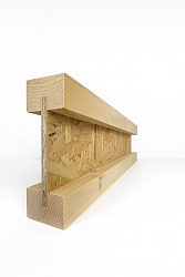 БАЛКА ПЕРЕКРЫТИЯ ДЕРЕВЯННАЯ ДВУТАВРОВАЯ серия Д